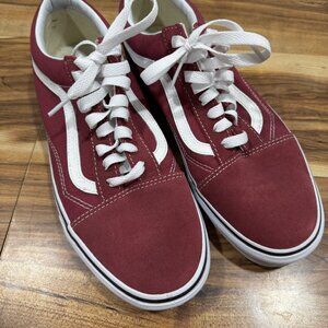 Vans Burgundy Mens Sz 9 US / Womens Sz 10.5 US